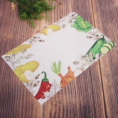 Салфетка на стол 4530см плетеная Овощи_5