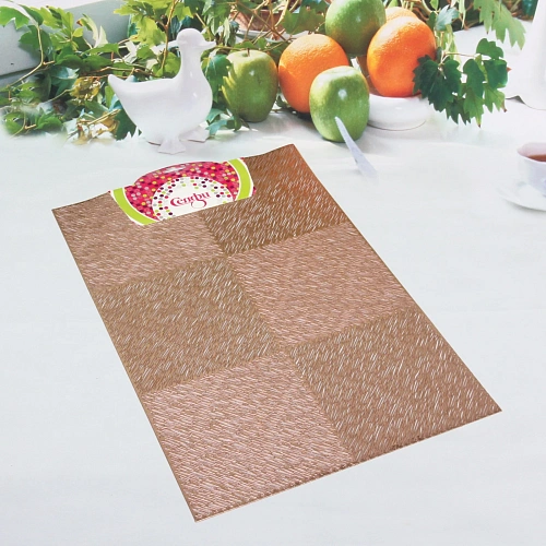 Салфетка на стол 3045см Спокойствие розовое  золото_3