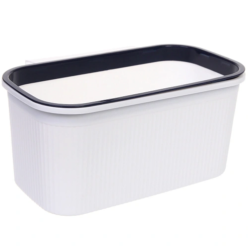 Корзина для мусора подвесная 26х17х12 белая_2