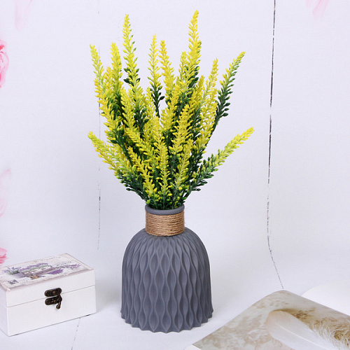 Ваза из пластика Розали 1215см цвет серый_3