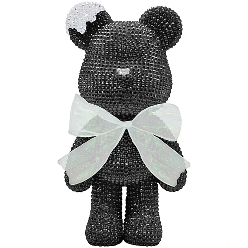 Набор для творчества "ЧУДО-МИШКА", цвет черный, ушко и носик белые, 22*10см (коробка)