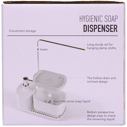 Подставка под губку с дозатором 300мл 23х10,8х10 1878_11