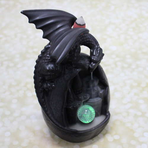 Подставка под стелющиеся благовония Сказочный дракон 10919см с подсветкой_4