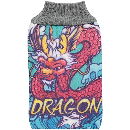 Мочалка - варежка скрaбирующая  Premium - DRAGON, 22514515см  (ZIPпакет)_4