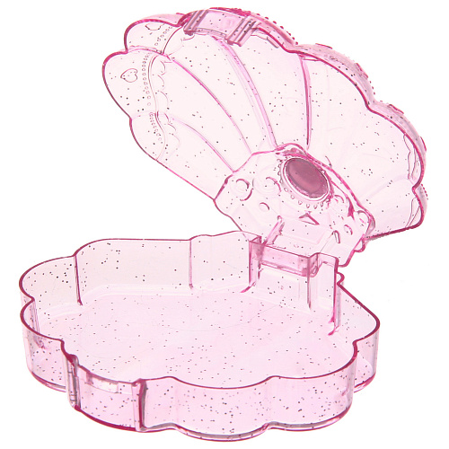 Шкатулка пластиковая  KiKi HAUS, ракушка, цвет розовый, 119535см (в пакете)_3